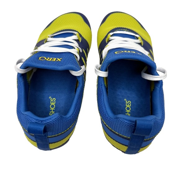Xero Shoes Mens 8 Forza‎ Runner Blue/Yellow Hiking Trail Running Outdoor Eur 41